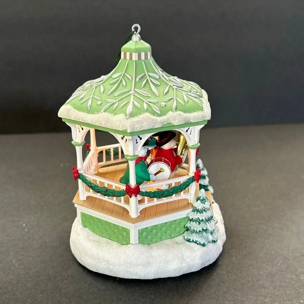 Hallmark Keepsake Ornament Snowman Band 2020 Magic Light Sound Motion Member Exc